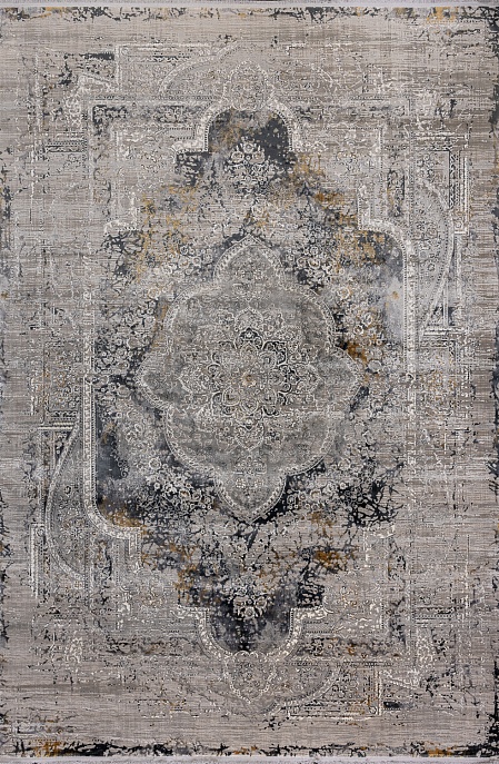 Турецкий ковер из эвкалиптового шёлка и акрила «VERSAİLLES PALACE» 5995A-LGRY-ANT 1