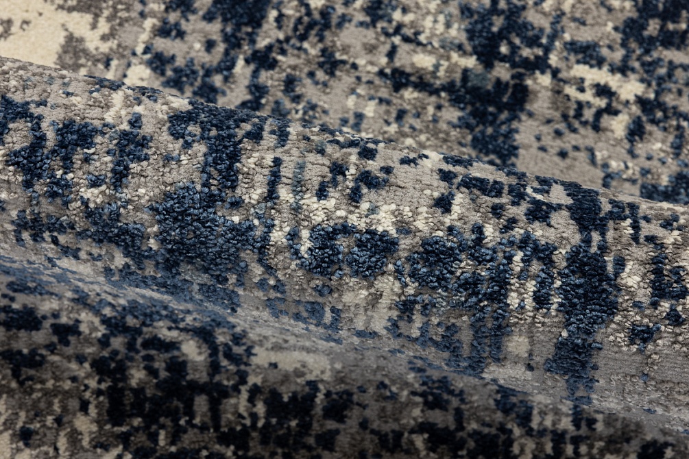 Турецкий ковер из полипропилена и полиэстера «AXEL» 8693-CRE-BLU(Runner)