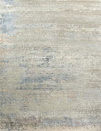 Индийский ковер из шёлка и шерсти «WEST HOLLYWOOD» PJ2103-GREY-SILVER 1