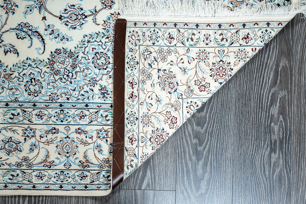 Иранский ковёр из шерсти и шёлка «NAIN 6LA» 21-004