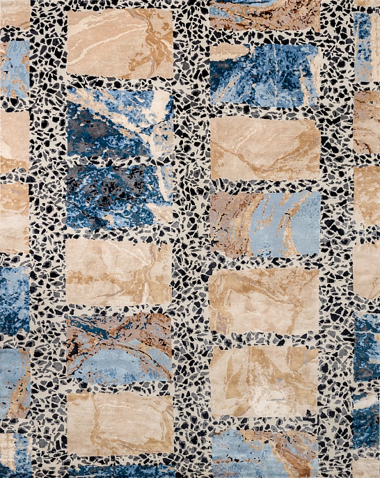 Непальский ковер из шёлка и шерсти «Art de Vivre by KIRILL ISTOMIN» TERAZZO-2 1