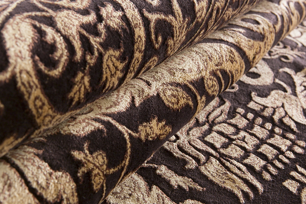 Индийский ковёр из шерсти и арт-шёлка «AGRA R» NO50-CHO-CHO
