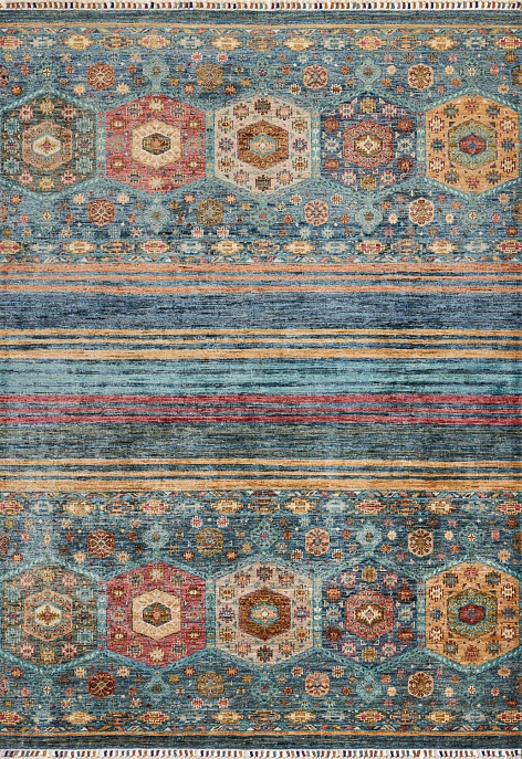 Пакистанский ковер из шерсти «SHAWL KANDI» MULTY-MULTY(169x236)