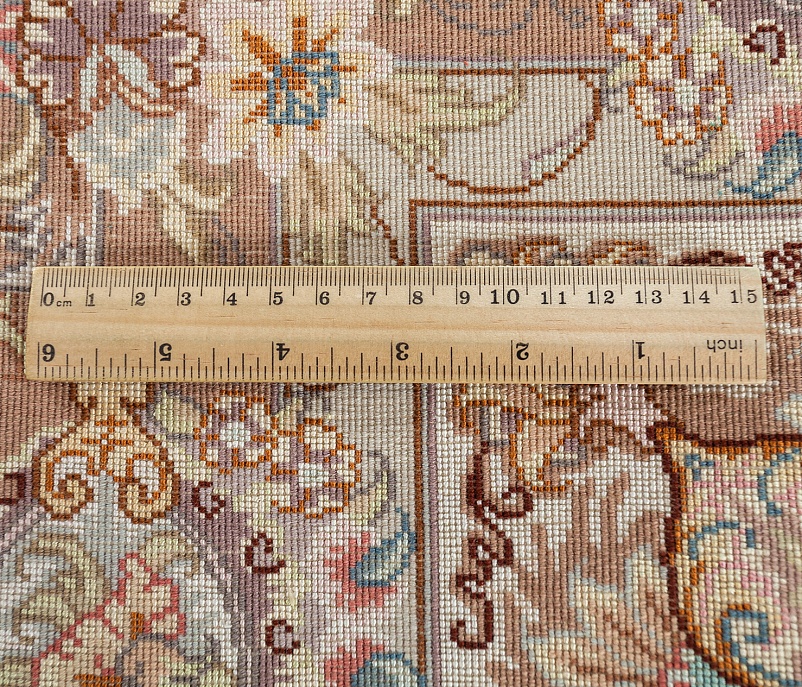 Иранский ковер из шерсти и шёлка «TABRIZ 40» 15-35A/S-KHATIBI  5