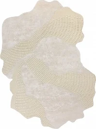 Индийский ковер из шерсти и эвкалиптового шёлка «VELVET MIRAGE» MADELINE 1