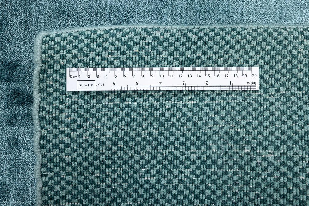 Индийский ковер из арт-шёлка и шерсти «JAZZ» 2020029-GREY AQUA