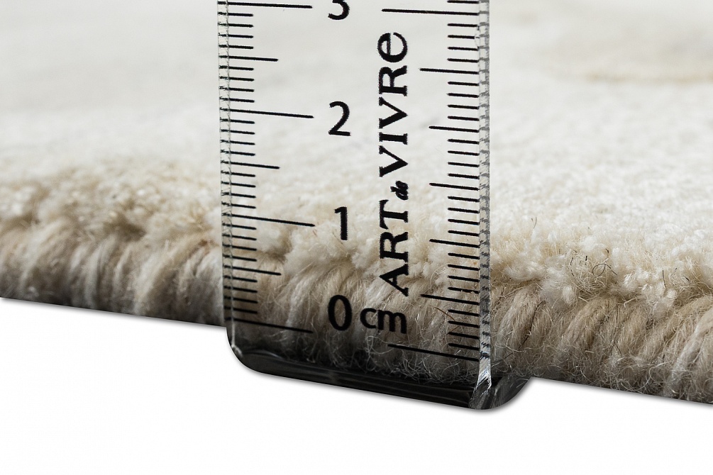 Индийский ковер из арт-шёлка и шерсти «EVEREST» 2023205-BEIGE