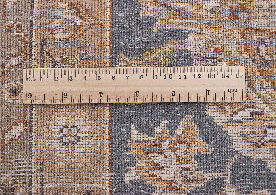 Индийский ковёр из шерсти и шёлка «ENCHANTE» CE3008A-IVR-GRY