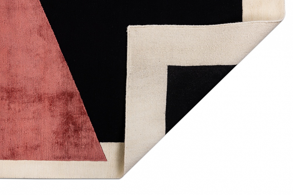 Индийский ковер из шерсти и бамбукового шёлка «VELVET MIRAGE» POCKET