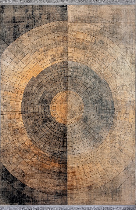 Иранский ковер из полиэфирного шёлка «LUXURY MODERN» G1066