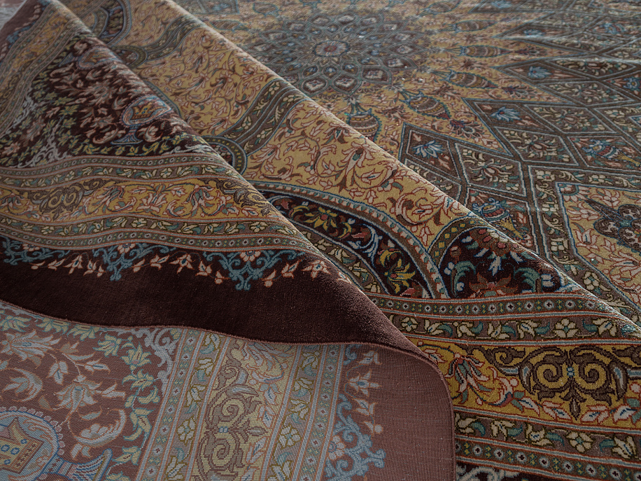 Иранский ковёр из шёлка «QOM» 14-259-IR