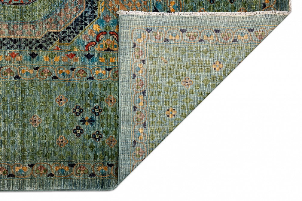 Пакистанский ковер из шерсти «MAMELUK» 233301-GREY-GREY