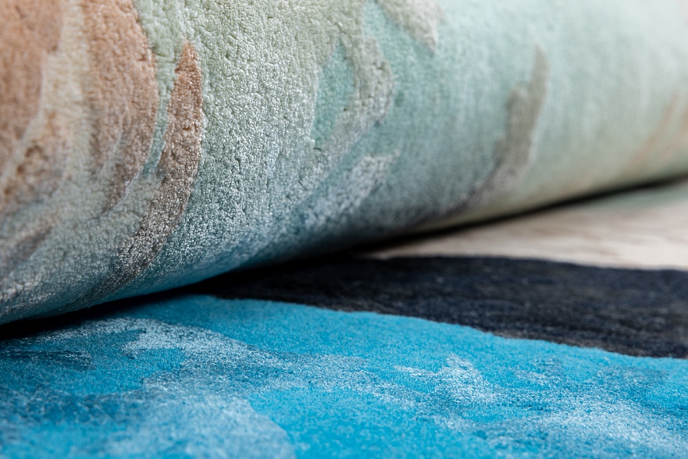 Индийский ковер из шерсти, арт-шёлка и хлопка «Art de Vivre by DETALI» design Irina Popova «ПРО СОН»