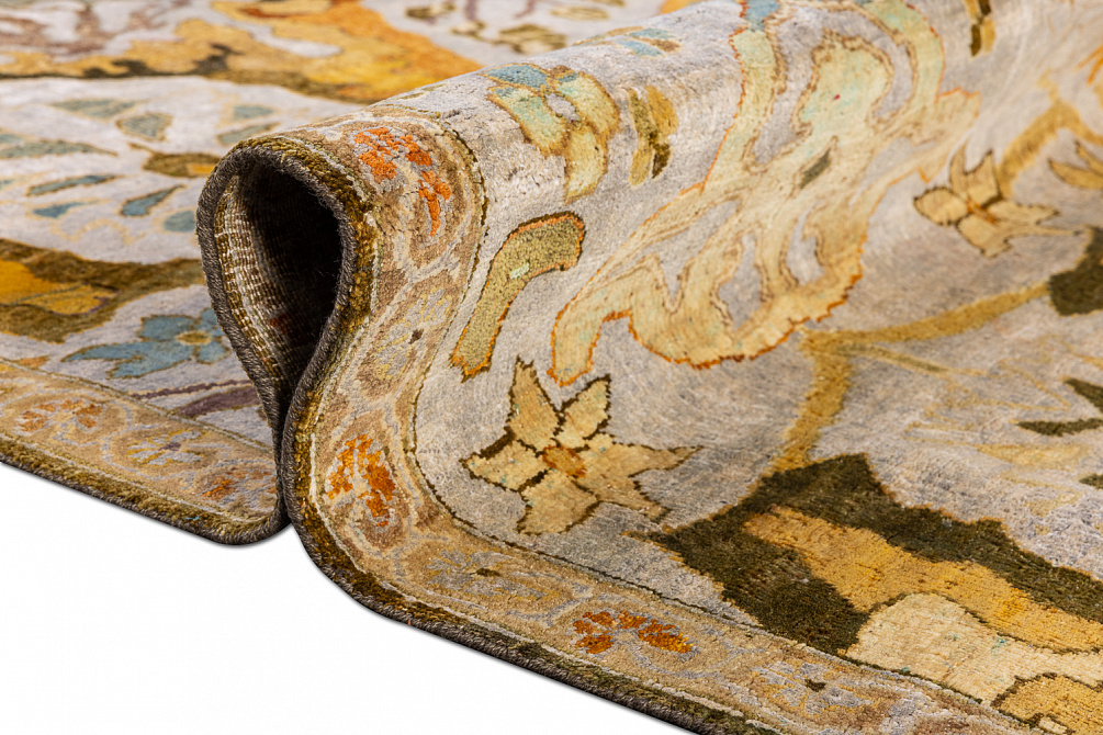 Индийский ковер из шерсти и хлопка «ZIEGLER VINTAGE» CAD7-GREY-MIX(275x280)