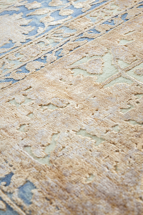 Индийский ковёр из шерсти и эвкалиптового шёлка «CRAZY CLASSIC» PR516-COLOR-4