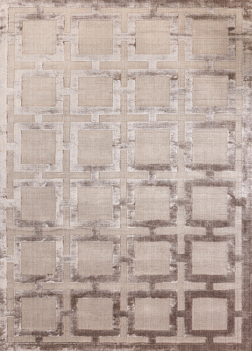 Индийский ковер из арт-шёлка «EATON RUG» BEIGE