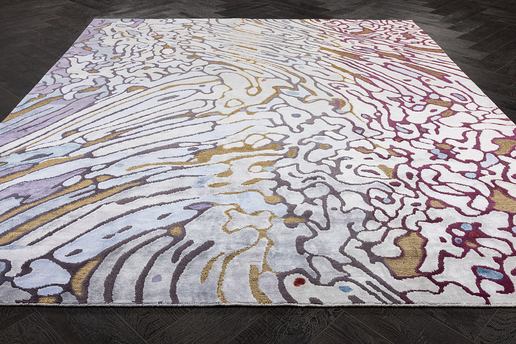 Индийский ковер из эвкалиптового шёлка и шерсти «HOLLYWOOD ART» DN-4