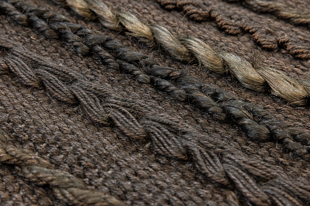 Индийский ковер из джута «JUTE MODERN» CHAMPAGNE-CHARCOAL-2 5