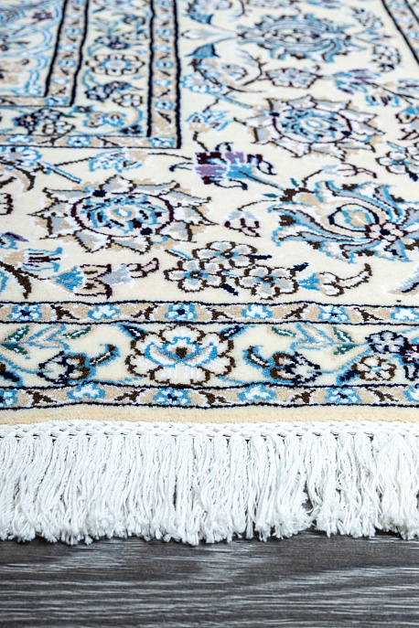 Иранский ковёр из шерсти и шёлка «NAIN 9LA» 14-347-IR