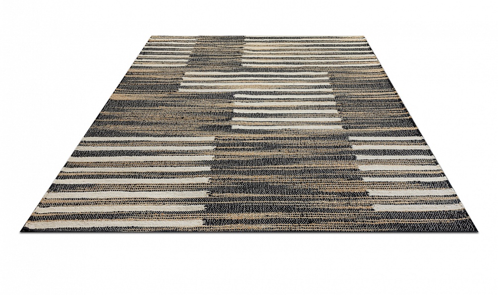 Индийский ковер из джута «JUTE» 1564-N.BLK-WHITE