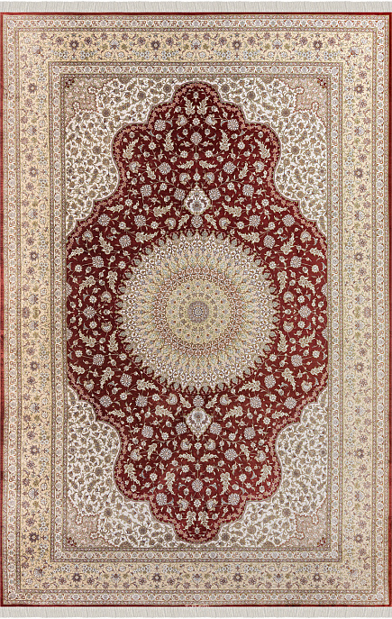 Иранский ковер из шёлка «QUM MM IR» 14-100-IR AHMADI