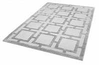 Индийский ковер из арт-шёлка «EATON RUG» SILVER 2