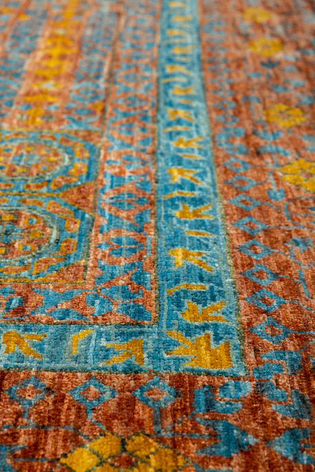 Пакистанский ковёр из шерсти «MAMELUK» GRAY-GLD(300x404)