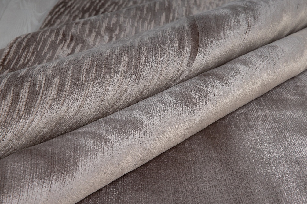 Индийский ковер из арт-шёлка «EDINBURG» BORDER-TAUPE 4