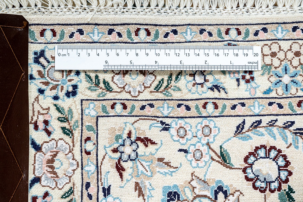 Иранский ковер из шерсти и шёлка «NAIN 6LA» 21-002