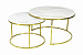 Кофейный столик Goldy Marble (набор из 2-х штук)