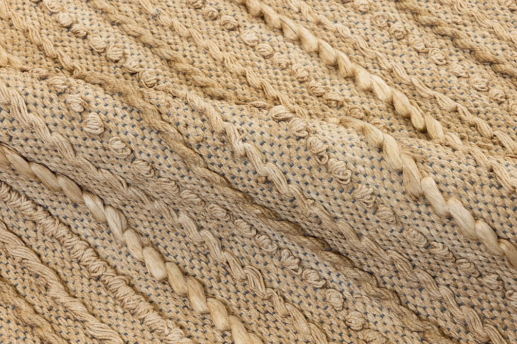 Индийский ковер из джута «JUTE MODERN» CHAMPAGNE-MARINE-2 3
