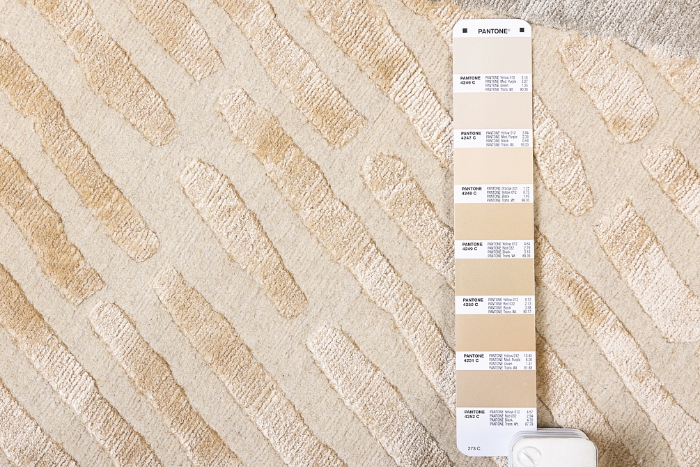 Непальский ковер из эвкалиптового шёлка и шерсти «KUMO» CLOUD-01 12