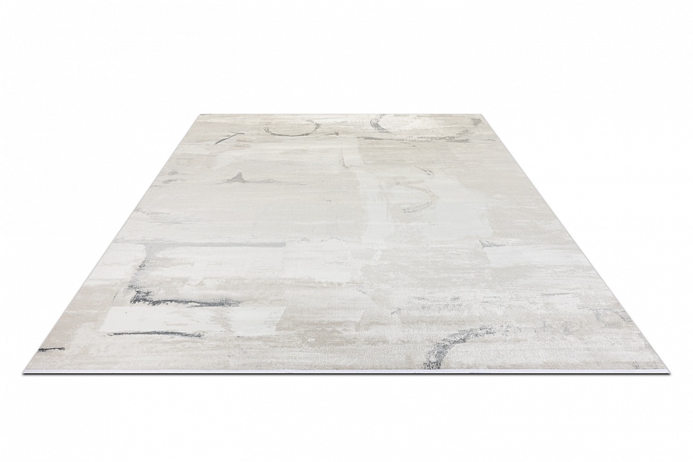 Турецкий ковер из полипропилена и полиэстера «MOON» 2629A-CREAM-L.GREY 2