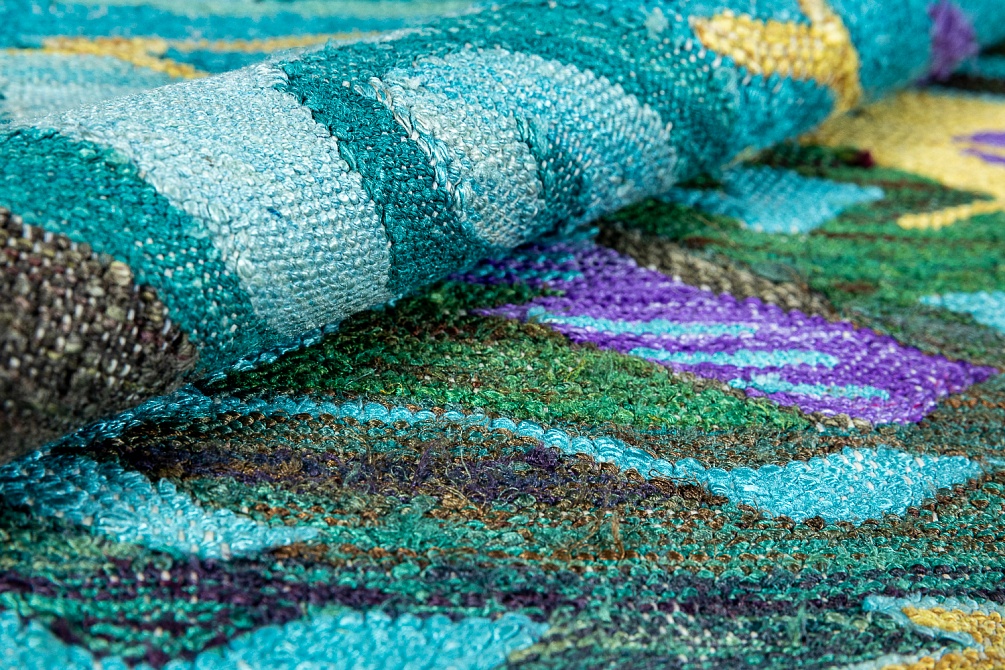 Индийский ковер из шёлка «KILIM SILK» P26-MIX-MIX 4