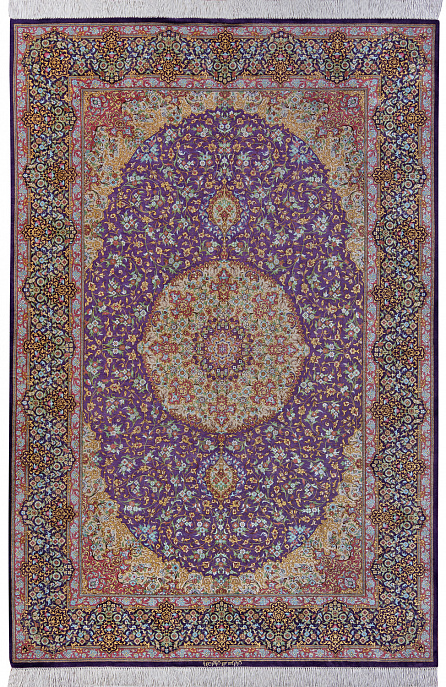 Иранский ковер из шёлка «QUM MM IR» 14-251-IR SARAYAN