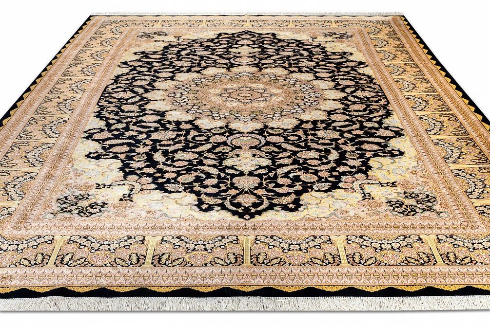 Иранский ковер из шёлка «QUM MM IR» 14-102-IR KAZEMI 3