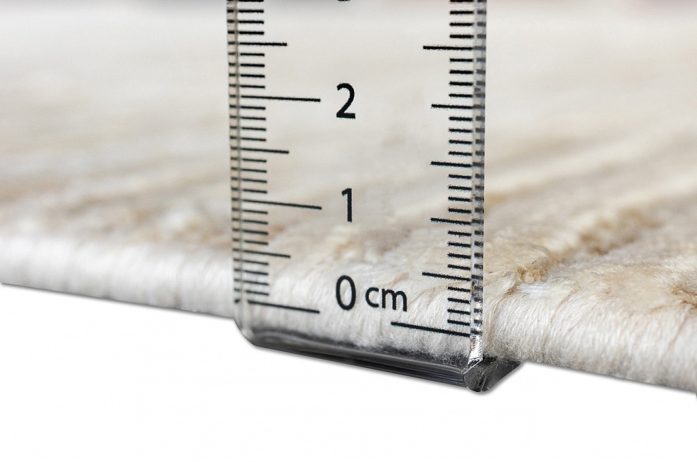 Индийский ковер из шёлка «BLANC DE BLANCS» KE2422-IVORY-BEIGE