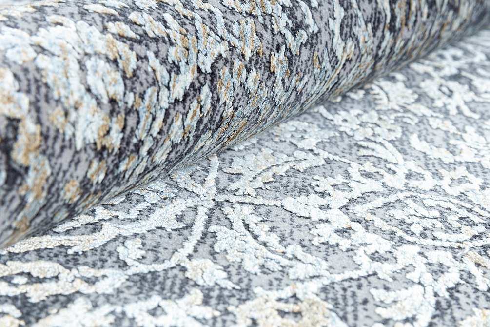 Турецкий ковёр из шёлка и эвкалиптового шёлка «SALVATORE APARTMENT» DG88A-GRE-YEL