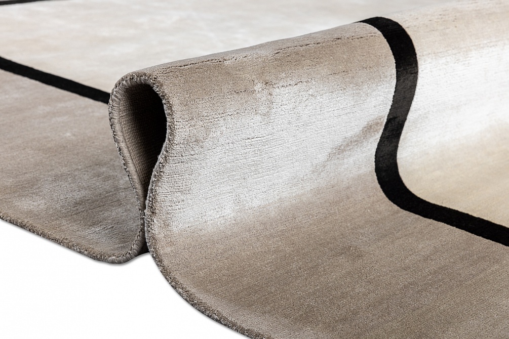 Индийский ковер из шёлка «SILK BORDER» V9-MLT