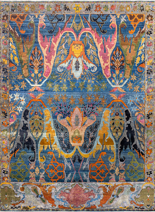 Индийский ковер из шерсти «ZIEGLER VINTAGE» AC228-BLU-MIX(276x375)