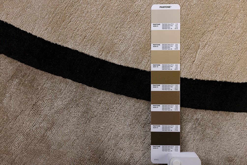 Индийский ковер из шёлка «SILK BORDER» V9-MLT(Round)