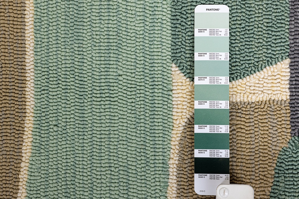 Китайский ковер из полиэстера «HARLEQUIN OUTDOOR» Trattino Sea Glass 444804