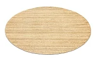 Индийский ковер из джута «JUTE MODERN» CHAMPAGNE-MARINE-2(Round) 2