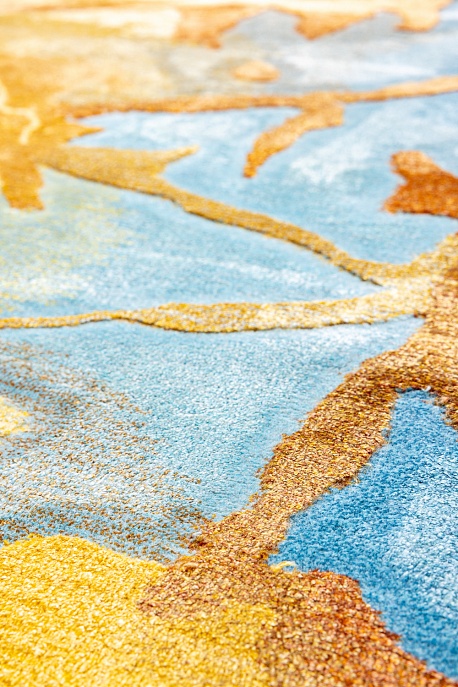 Китайский ковер из шерсти и арт-шёлка «PRISMATIC N» PRS29-GOLD-MLT 6