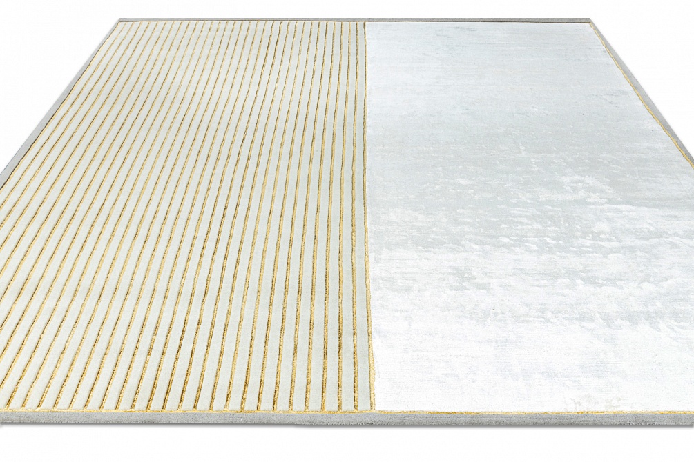 Индийский ковер из арт-шёлка и шерсти «CARTIE COLLECTION» LUX2-MULTI