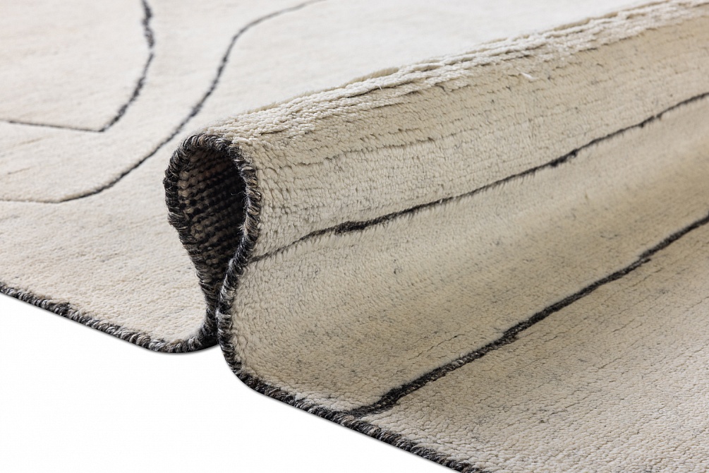 Индийский ковер из шерсти и хлопка «SORRENTO» RILEY241-IVR-N96