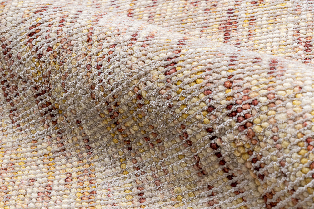 Индийский ковёр из шерсти и арт-шёлка «KONARK» 2021078-OLD ROSE