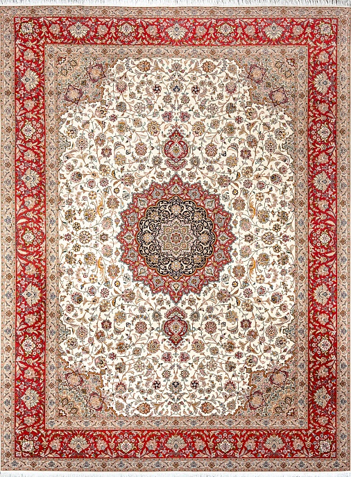Иранский ковер из шерсти и шёлка «TABRIZ IR» 801-4290-IR