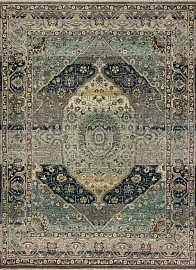 Индийский ковер из шерсти и хлопка «SOMEPLACE IN TIME» EA3008-INDIGO-C.SLATE 1