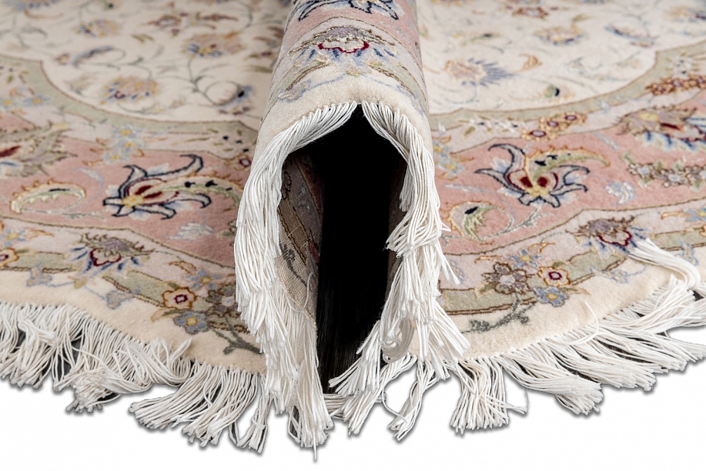 Иранский ковер из шерсти и шёлка «TABRIZ 40» 7-392-IR(Round) 6